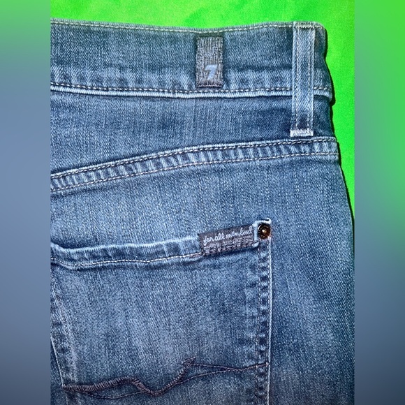 Men's 7 for All Mankind Carsen Lux Performance Blue Straight Leg Jeans size 36 - Picture 9 of 13